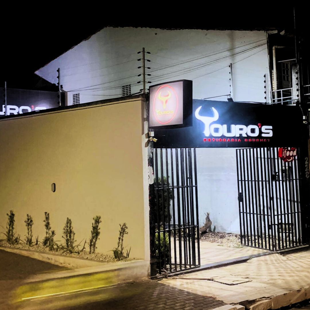 Área externa da pizzaria